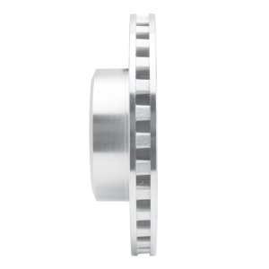 Pontiac GTO Brake Rotors (1) - Front Left - R1 Concepts - Drilled & Slotted - Silver - `05-`06